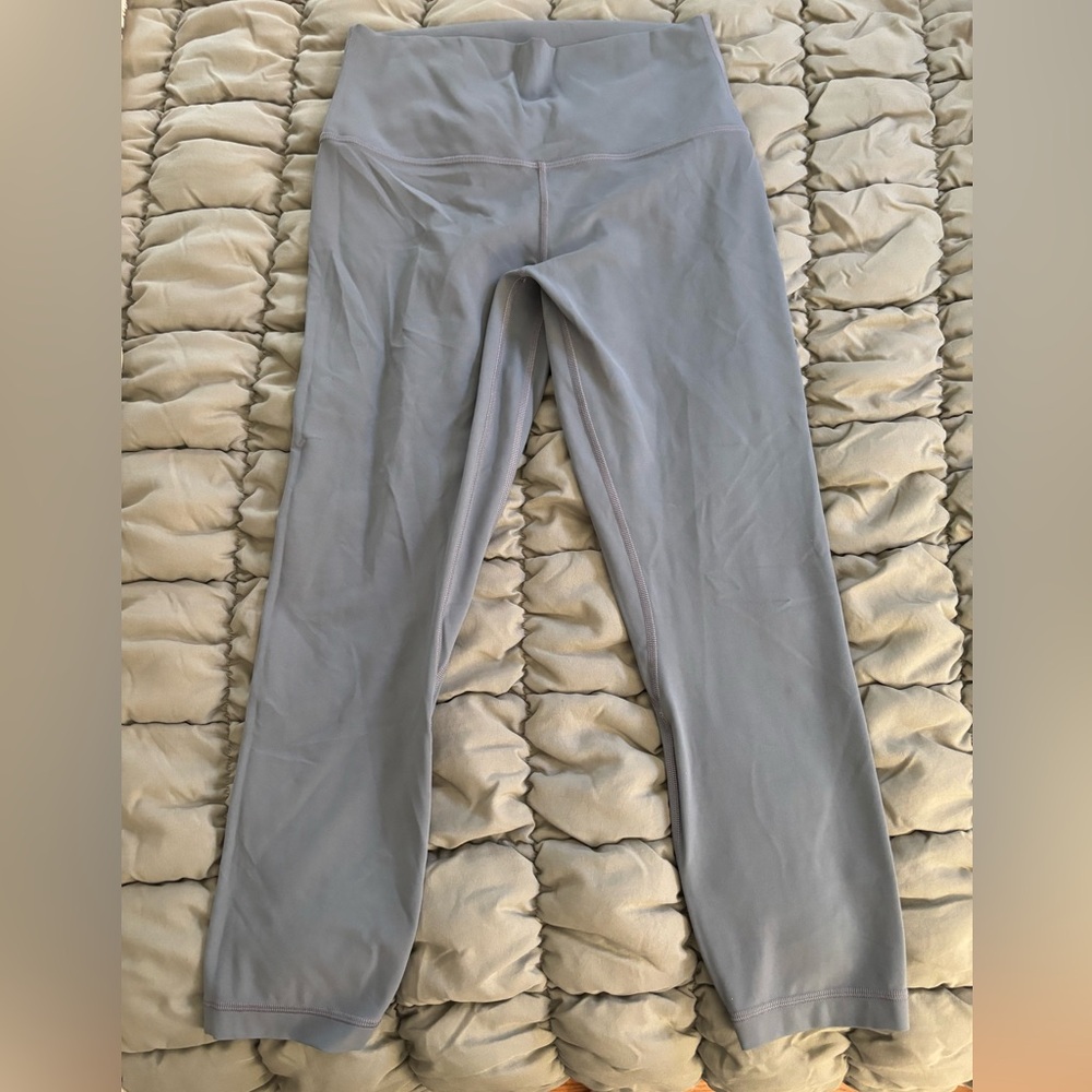 lululemon athletica Gray, blue Leggings 23 inch